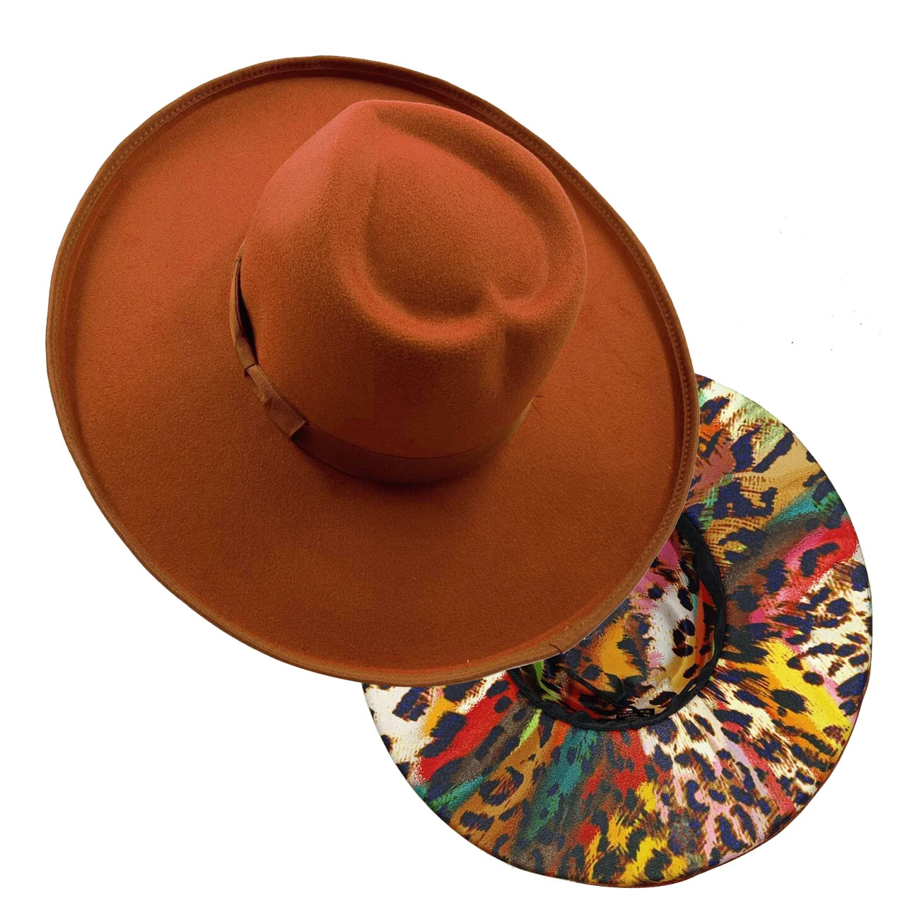 Unisex Wide Brim Fedora Hats