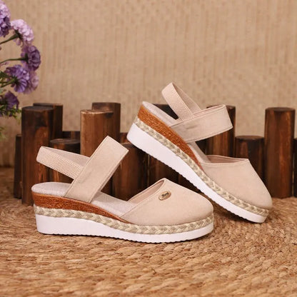 Espadrille Wedge Platform Sandals