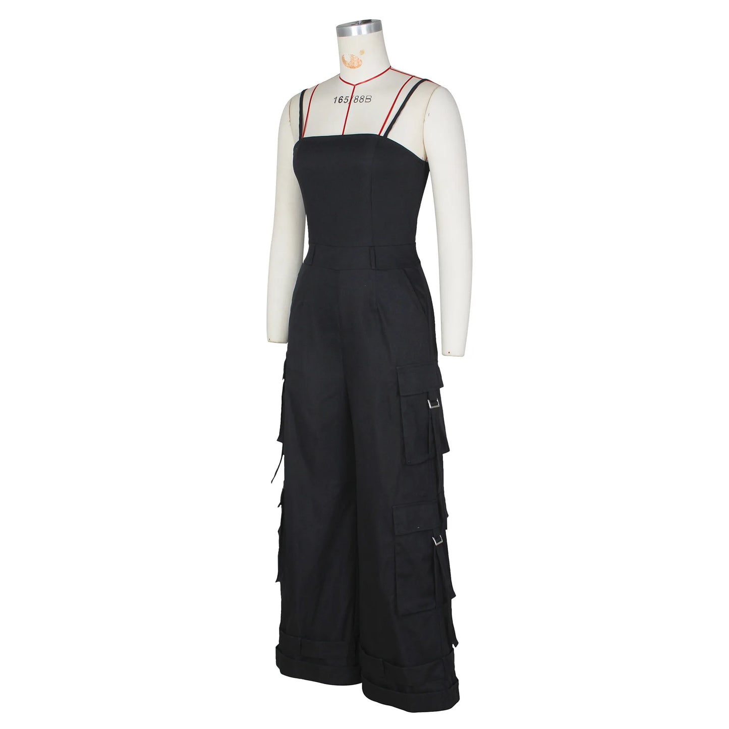 Elegant Mid Waist Jumpsuit
