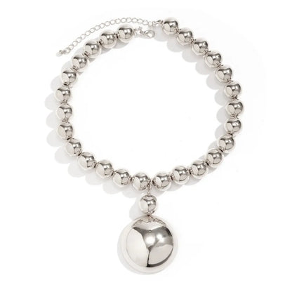 Chunky Ball Chain Necklace & Earring Set