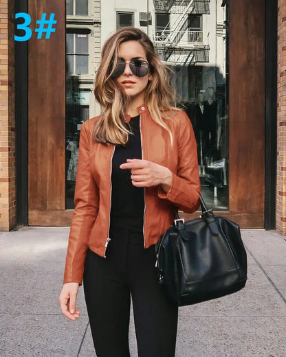 Fashionable Women's Biker Jacket