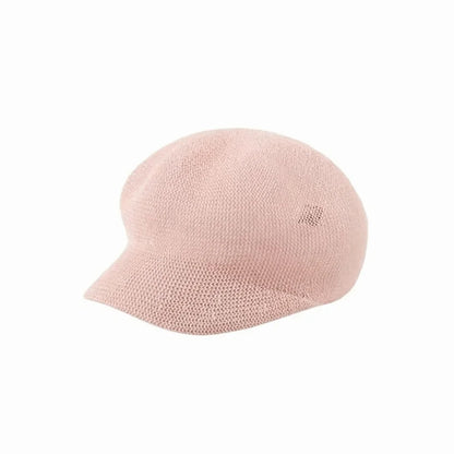 Breathable Woven Visor Newsboy Cap