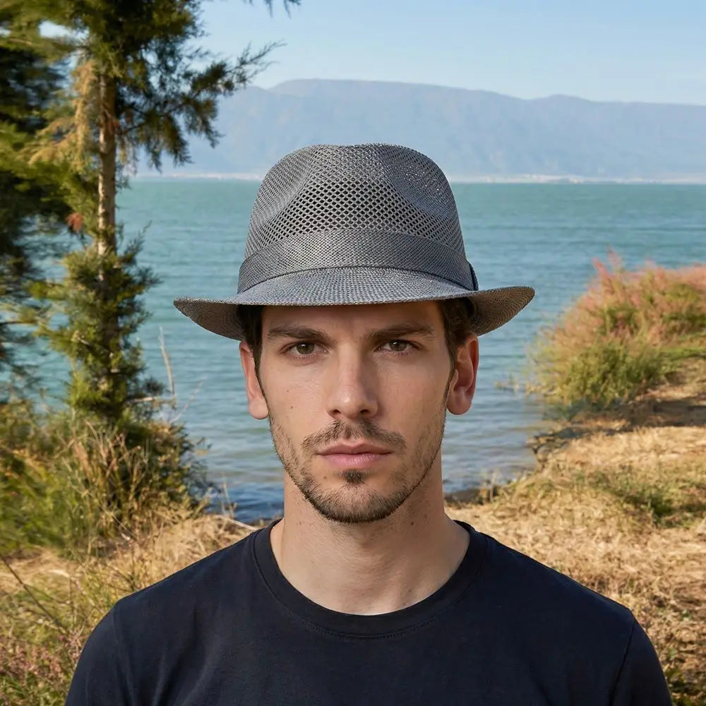 Coastal Mesh Trilby Sun Hat
