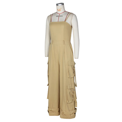 Elegant Mid Waist Jumpsuit