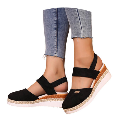 Casual Chic Gladiator Wedges