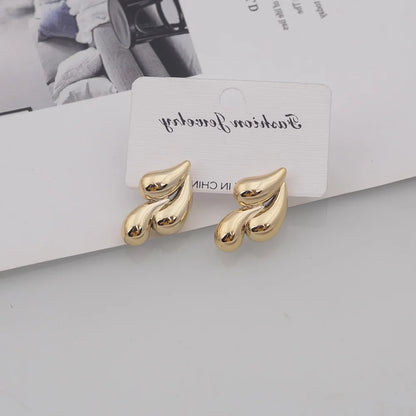 Golden Waterdrop Earrings