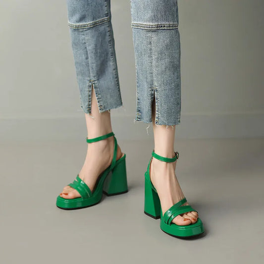 Ankle Wrap High Heel Sandals