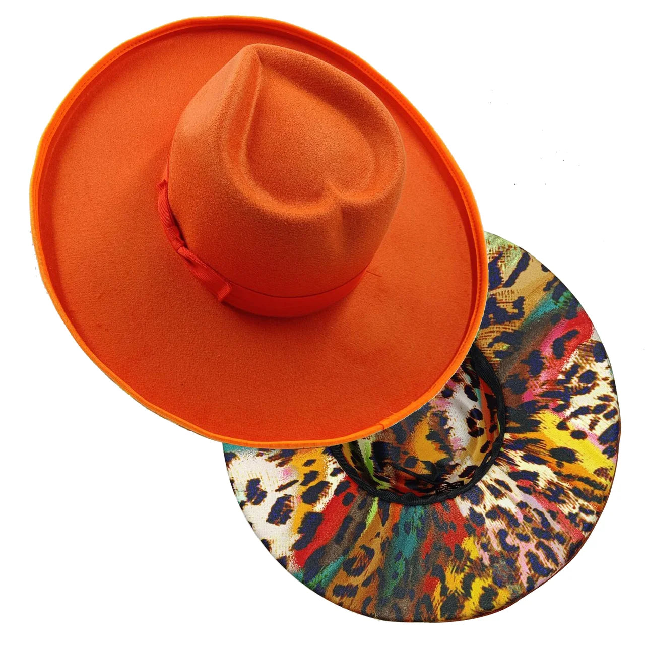 Unisex Wide Brim Fedora Hats