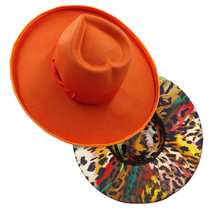 Unisex Wide Brim Fedora Hats