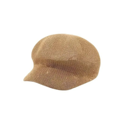 Breathable Woven Visor Newsboy Cap