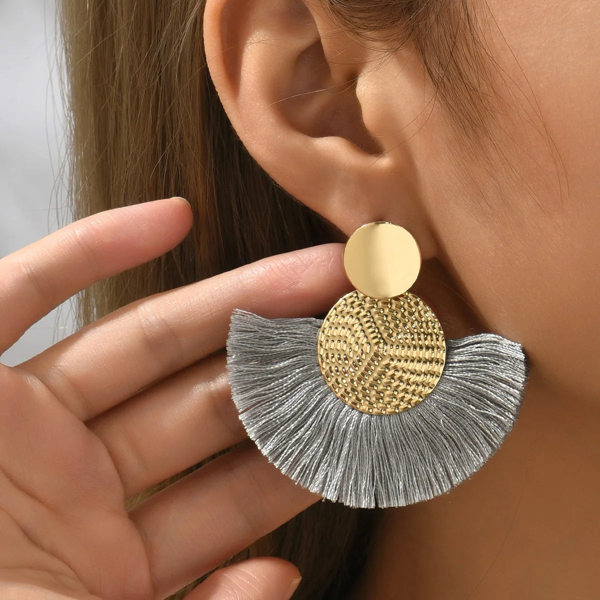 Bohemian Tassel Statement Earrings