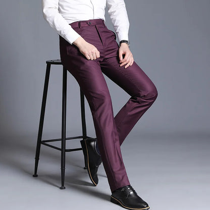 Men's Slim-Fit Dress Pants