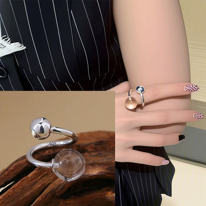Bohemian Silver Adjustable Rings