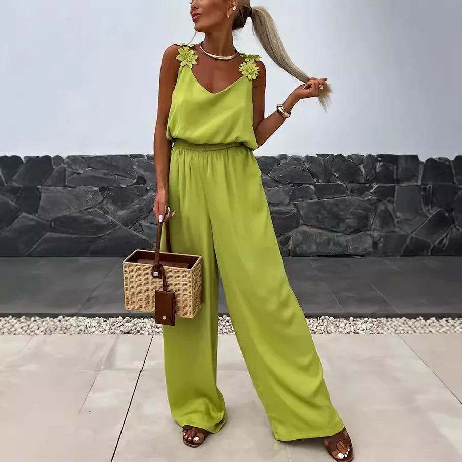 Bohemian Sleeveless Summer Jumpsuit