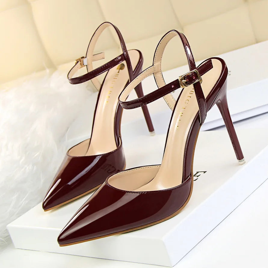 Pointed Toe Thin Heel Dress Shoes