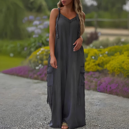 Boho Casual Wide Leg Jumpsuit