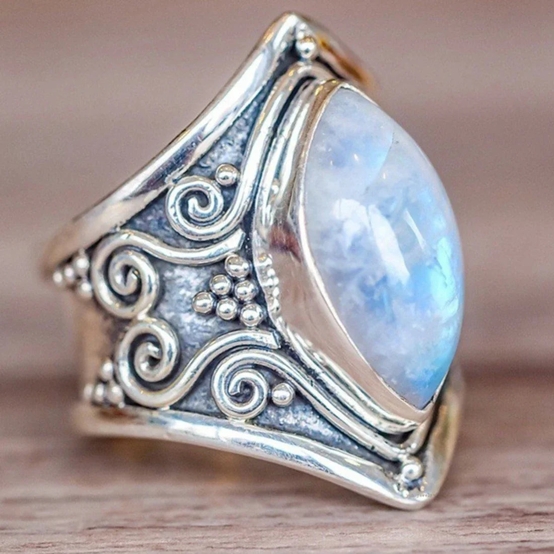 Bohemian Silver Ring