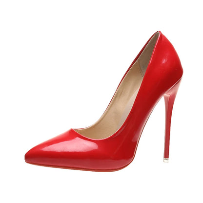Elegant Red Sole Stiletto Pumps