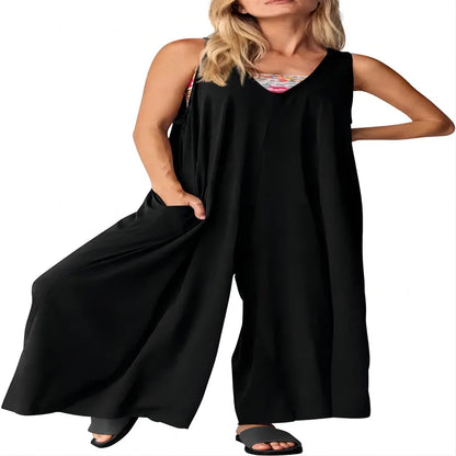 Chic Sleeveless Casual Jumpsuit