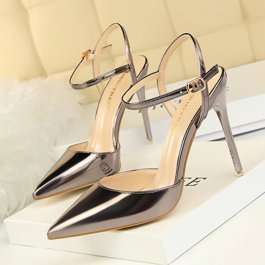 Pointed Toe Thin Heel Dress Shoes
