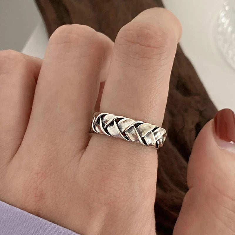 Bohemian Silver Adjustable Rings