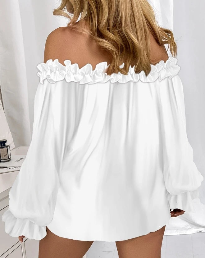 Dressy Casual Off Shoulder Top