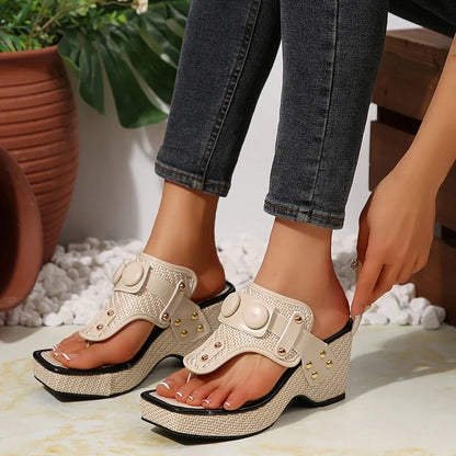 Square Platform Sandals