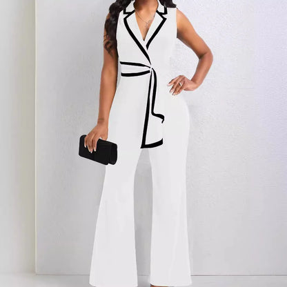 Dressy Casual Sleeveless Jumpsuit