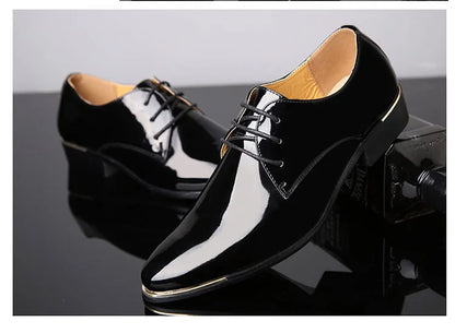 Men's Patent Leather Dress Shoes