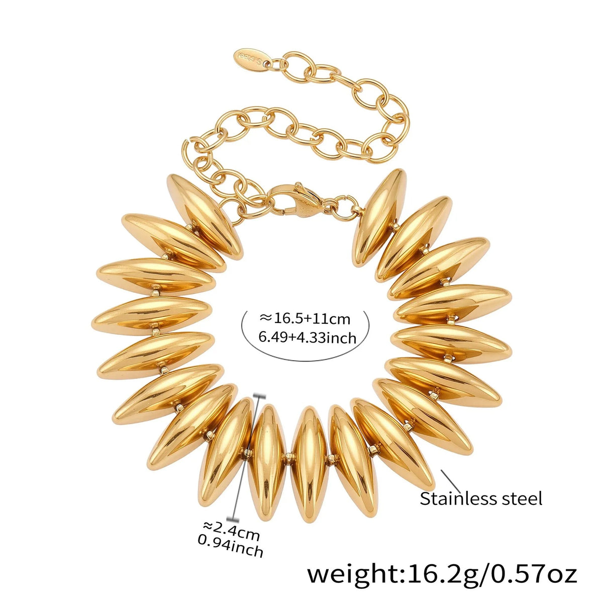 Sculptural Gold Beaded Jewelry Collection