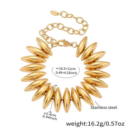 Sculptural Gold Beaded Jewelry Collection