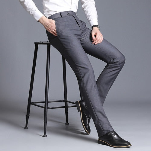 Slim Fit Suit Pants in Black | Hallensteins NZ