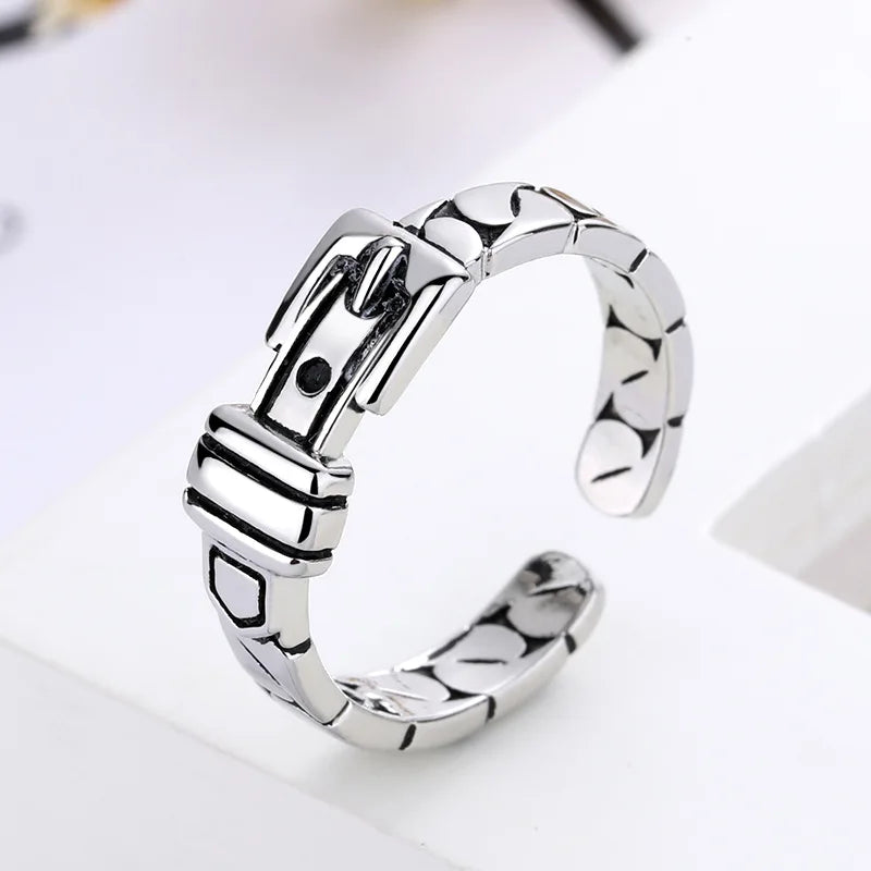 Exquisite Adjustable Sterling Silver Ring