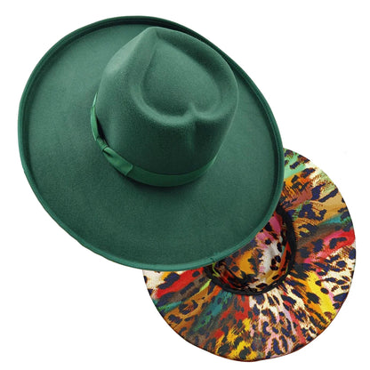 Unisex Wide Brim Fedora Hats