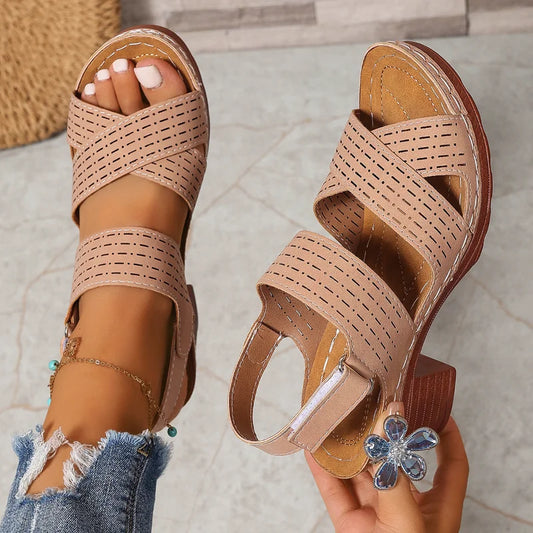 Bellevue Square Heel Sandals