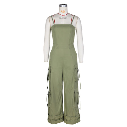 Elegant Mid Waist Jumpsuit
