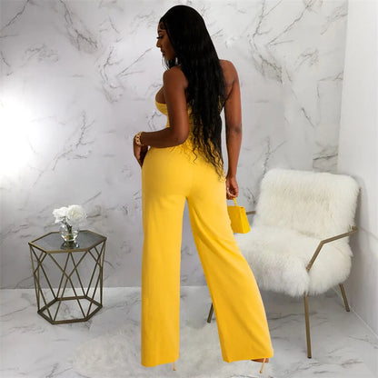 Casual Two Piece Wide Leg Set