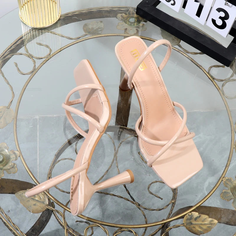 Square Toe Stiletto Heels