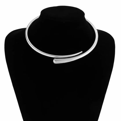 Steampunk Irregular Clavicle Torques Necklace