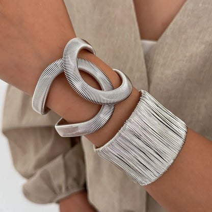 Adjustable Wide Arm Bracelet