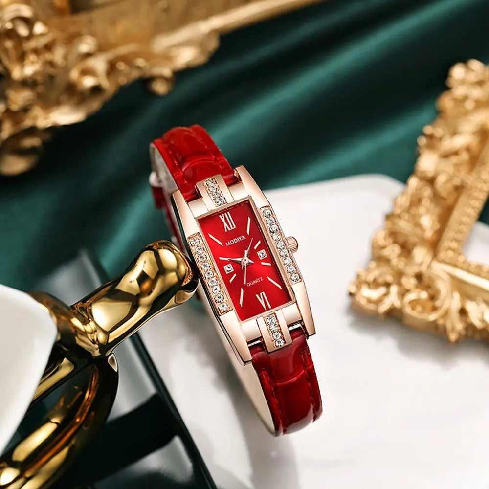 Elegant Baroque Rhinestone Women's Watch