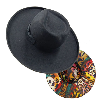 Unisex Wide Brim Fedora Hats