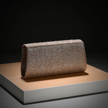 Luxury Shimmer Envelope Clutch