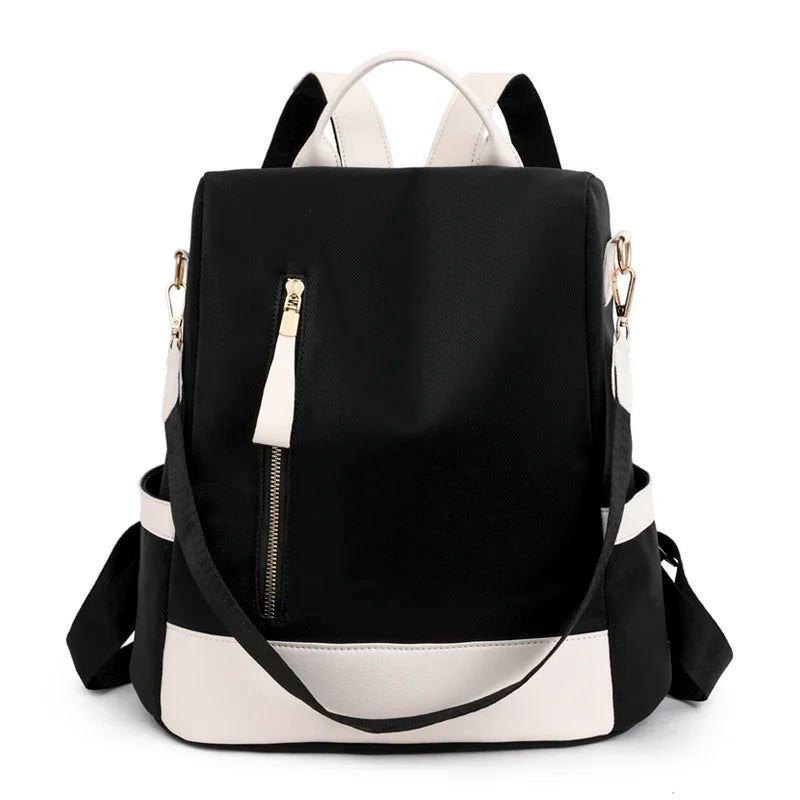 anti theft backpack women leather Women's Anti-Theft Leather Backpack