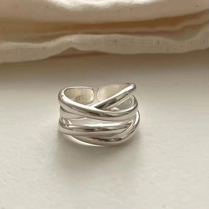 Bohemian Silver Adjustable Rings