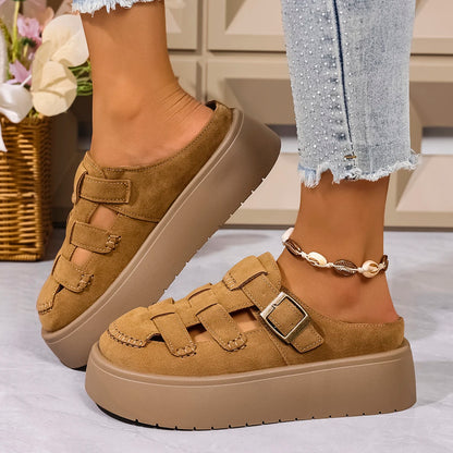 Woven Trail Platform Fisherman Sandals