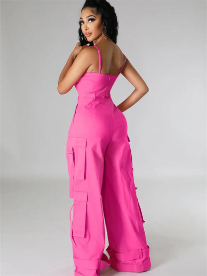 Elegant Mid Waist Jumpsuit