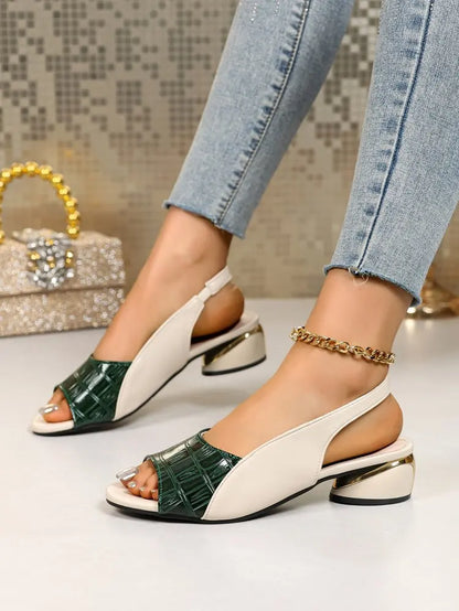 Elegant Mid-Heel Sandals