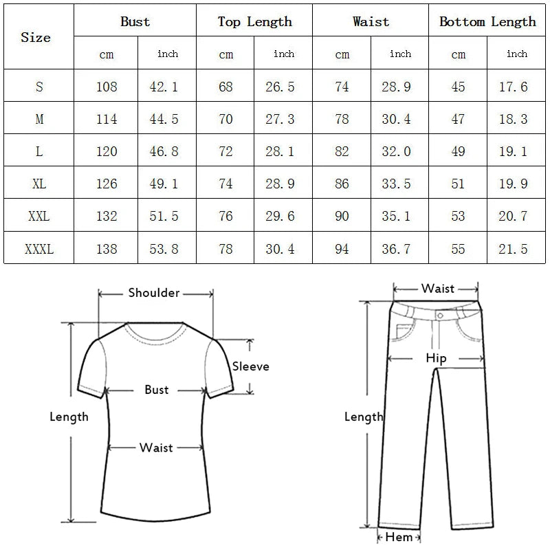 Streetwear Casual Shorts Set