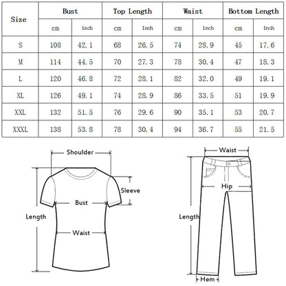 Streetwear Casual Shorts Set